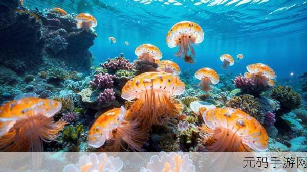 探秘深海奇境,梦幻水族馆新宠物水母发光之谜大揭秘