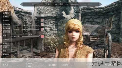 上古卷轴5,天际捏脸艺术大揭秘,打造绝美女主全攻略