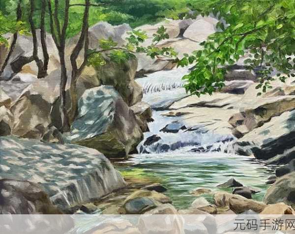 两峰夹小溪地湿又无泥诗意解析,1.小溪潺潺,两峰遥望的诗意旅程