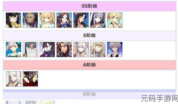 FGO国服英灵强度大揭秘,强力英灵推荐榜单