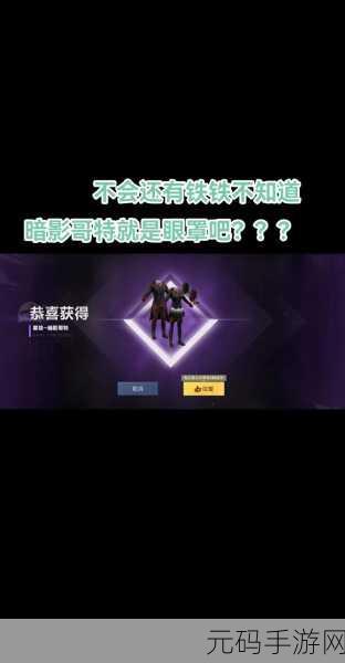 和平精英暗影爵士外观震撼登场，深度剖析与全面鉴赏