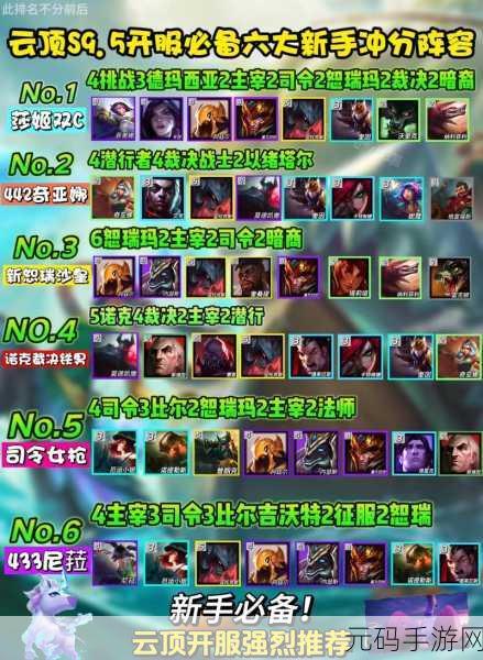 云顶之弈9.23版本，解锁排位上分新姿势，S2最强阵容大揭秘