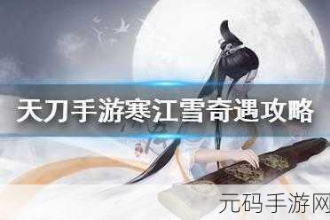 天涯明月刀,揭秘寒江雪奇遇任务的触发秘籍
