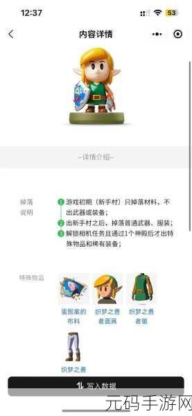 探索塞尔达传说智慧再临,Amiibo的奇妙之旅与独家宝藏揭秘