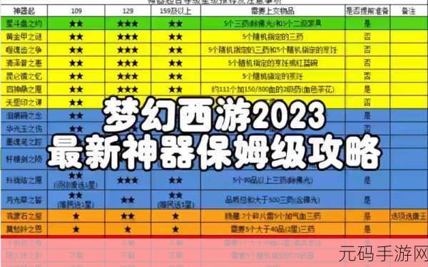 梦幻西游手游新神器任务轩辕丘之祸全攻略