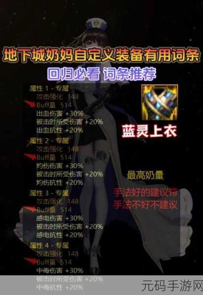 地下城与勇士深度探索,特性词条奥秘,解锁角色潜能的秘籍