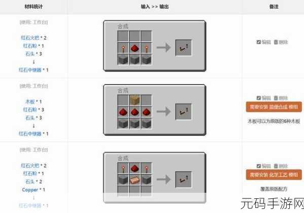 我的世界红石中继器,解锁无限创意的神奇装置