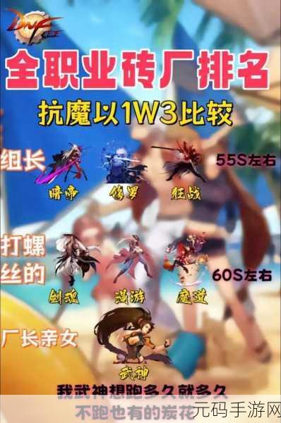 DNF 手游新职业守护者搬砖与主 C 深度解析