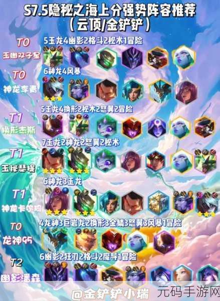 金铲铲之战S7.5隐秘之海，全新赛季更新时间大揭秘