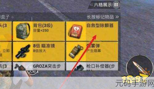 和平精英自救除颤器大揭秘，位置分享助你战场逆袭
