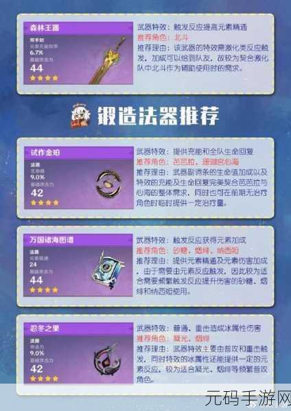 原神主角武器选择大揭秘，打造最强冒险之旅