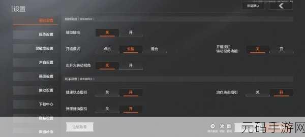 暗区突围 2024 二指操作键位秘籍，复制码与设置全攻略