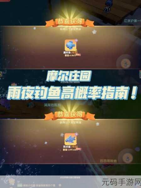 摩尔庄园手游,银河鱼和金龙鱼的精准垂钓秘籍