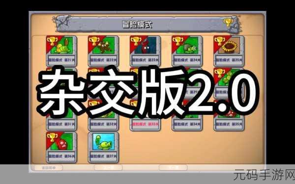 植物大战僵尸杂交版冒险 70 关，破局秘籍大公开