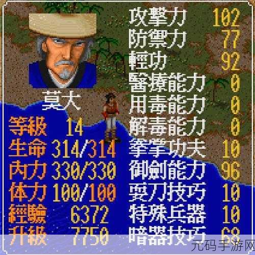金庸群侠传深度揭秘，探索生命值背后的武林奥秘