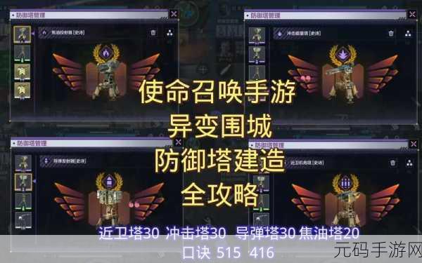 使命召唤手游新挑战，异变围城深度攻略