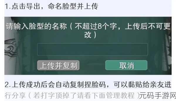 幻塔捏脸新风尚，如何导出你的专属捏脸数据？