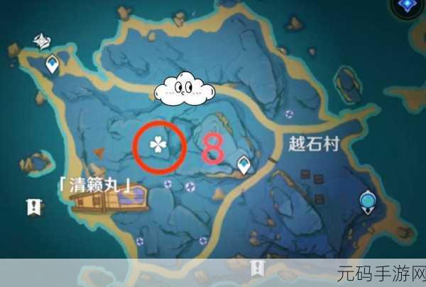 原神2.0稻妻秘宝迷踪,藏宝地14铁钱位置全揭秘