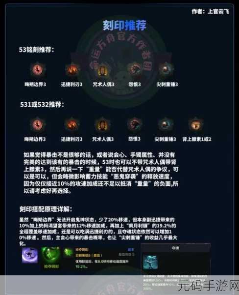 命运方舟,狂战士刻印选择全攻略