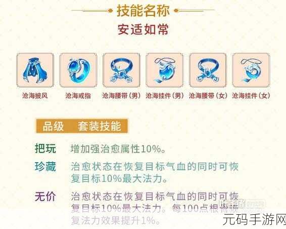 大话西游套装系统揭秘，解锁神秘技能，打造专属传奇