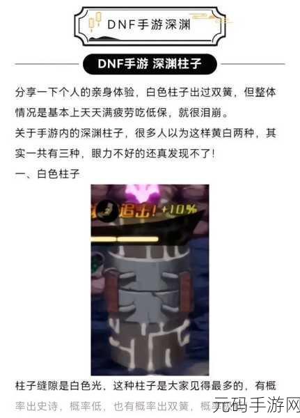 地下城与勇士时间裂缝深渊,揭秘最佳刷取地图与制胜技巧