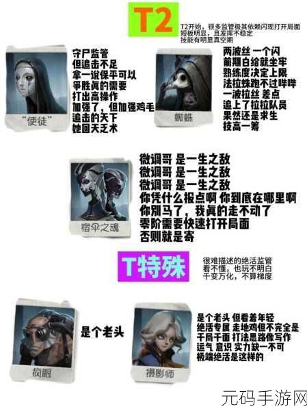 第五人格当前赛季监管者实力全解析及强度排名
