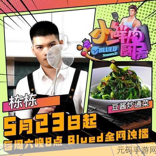 小鲜肉吃小鲜肉的大logo新增互动交流弹幕：1. 小鲜肉的互动时光：一起畅聊美食与青春