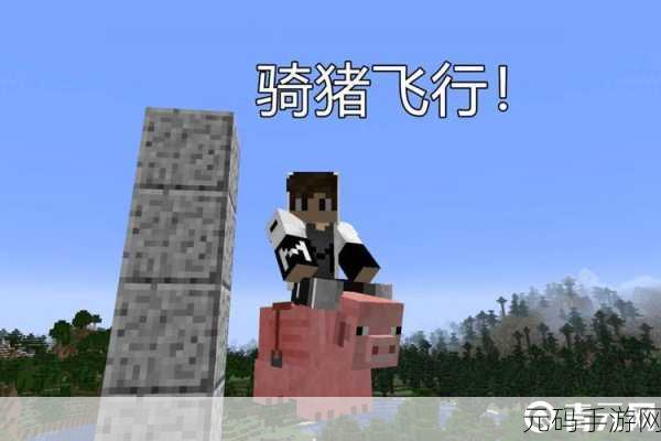 我的世界手机版骑猪探险,解锁全新移动方式,畅享游戏乐趣