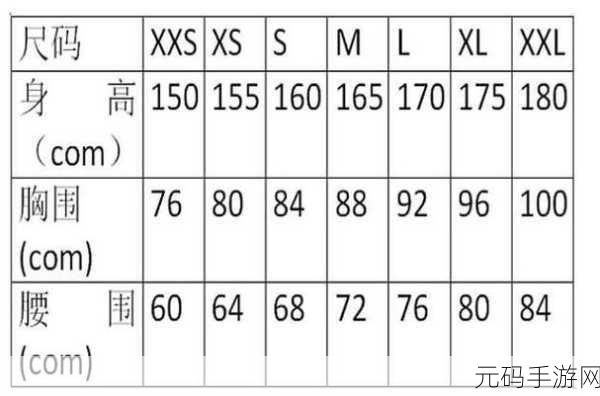 日本M码换成中国码是多大:如何将日本M码准确转换为中国尺码?
