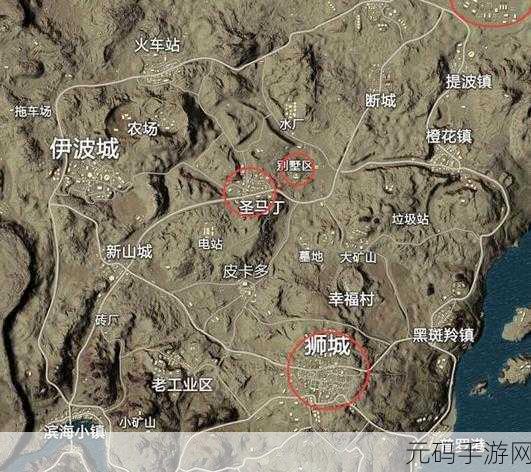 刺激战场沙漠地图，烂尾楼的神秘分布与物资全探秘