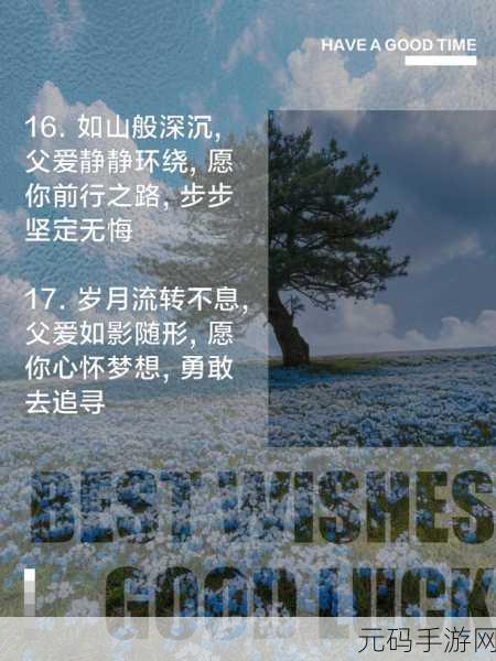 父亲有力挺送女儿的话：1. 父爱如山，女儿成长路上的坚强后盾