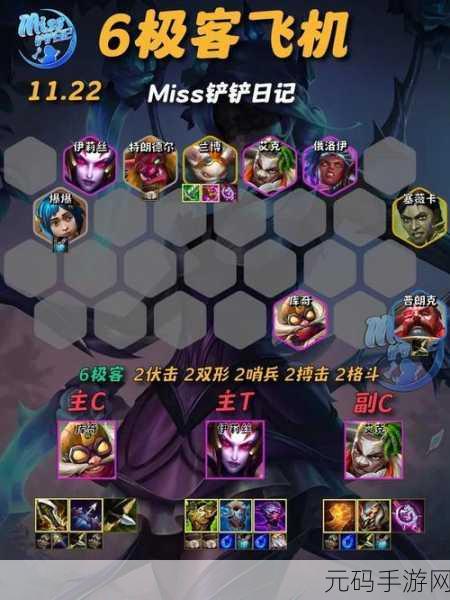 金铲铲之战S7.5赛季,基克六炮阵容引领战场新潮流