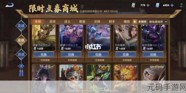 王者荣耀限时点券大放送,解锁珍稀皮肤新攻略