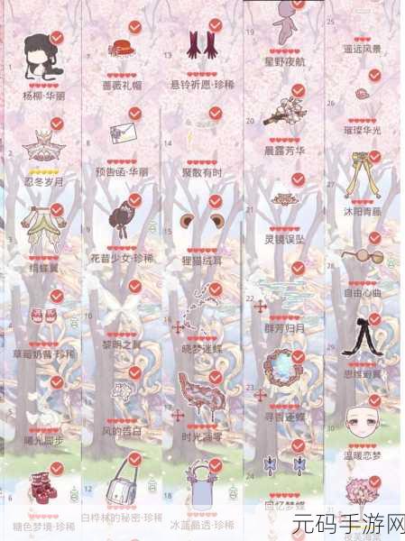 奇迹暖暖宫苑芳踪，1-7章S评价搭配攻略全揭秘
