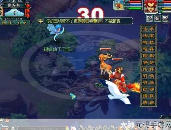 梦幻西游三维版，孔雀妖捕捉全攻略及全召唤兽捕捉指南