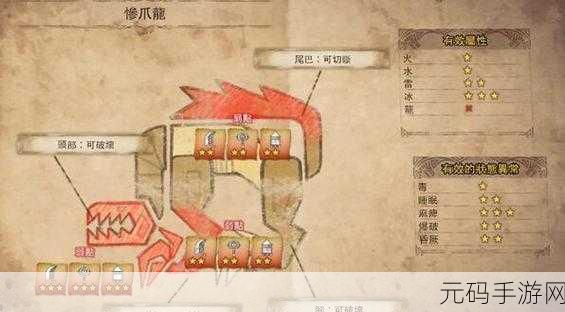 怪物猎人世界爆锤龙完全图鉴,深度剖析属性与弱点