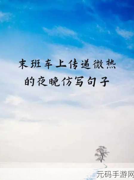 末班车上传递微热的夜晚句子:1. 微热夜晚,末班车上的温暖回忆