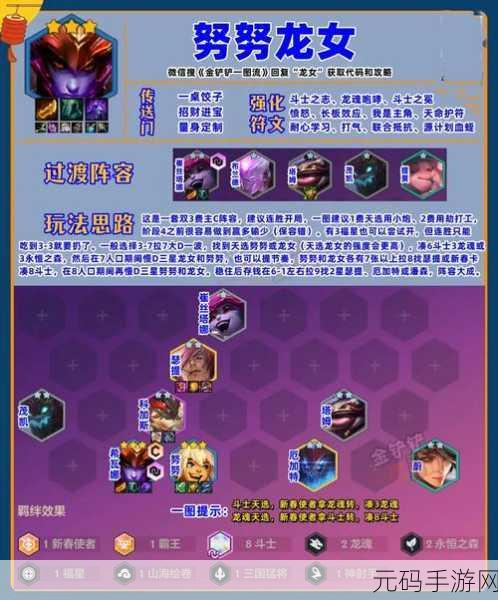 云顶之弈S7赛季传奇半神努努阵容搭配全攻略