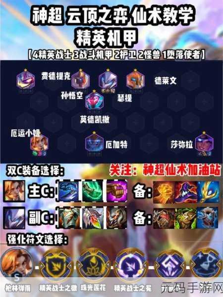 云顶之弈10.14版本大热，机甲秘法星守阵容全攻略