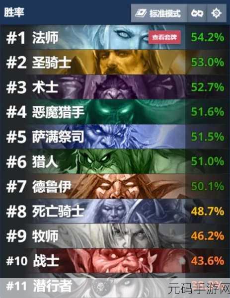 炉石传说新策略，揭秘卡牌热度榜，助你天梯登顶