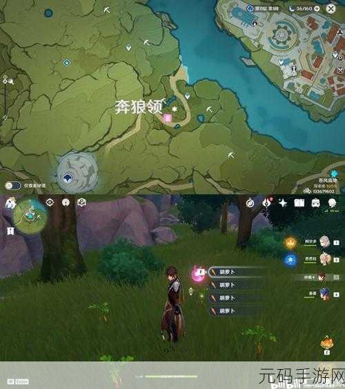 原神胡萝卜采集全攻略，解锁最佳采集地点与高效路线