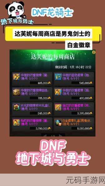 DNF徽章镶嵌全攻略,华丽徽章镶嵌等级揭秘