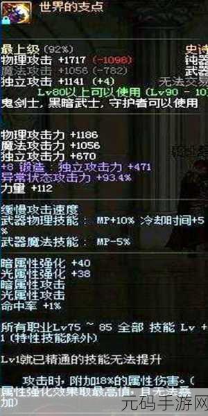 DNF新装备揭秘,守护者的意志与男街霸的绝配之谜
