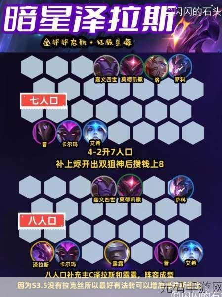 云顶之弈 S3 泽拉斯星法阵容无敌攻略