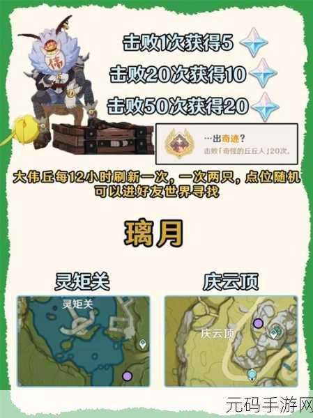 原神攻略大揭秘,丘丘人萨满刷新地点与分布全解析