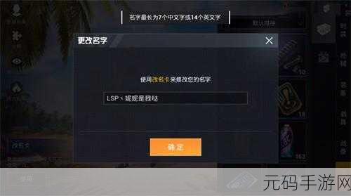 和平精英，玩家改名秘籍与个性化命名全攻略