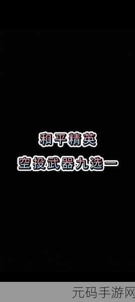 和平精英空投行动大揭秘，玩法攻略与惊喜体验