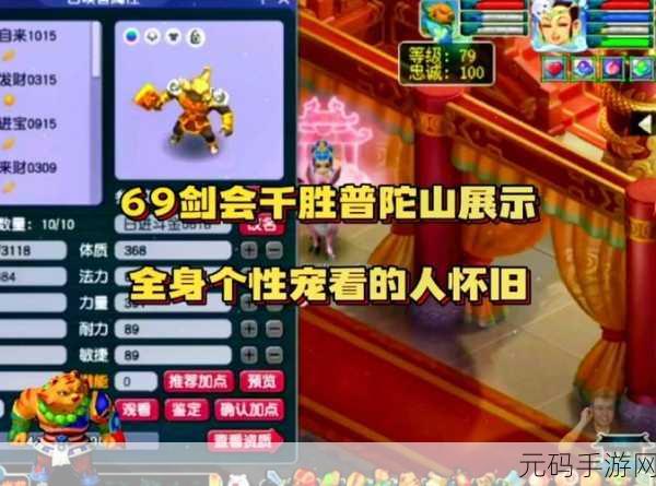 梦幻西游手游，69 级普陀山顶级装备搭配全攻略