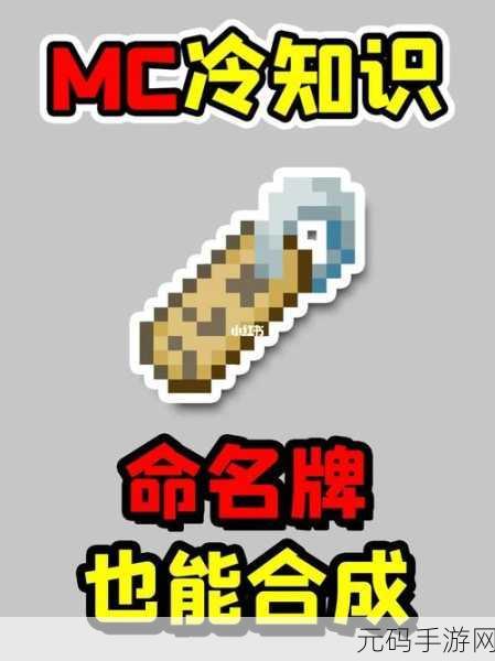 我的世界，命名牌的神奇力量与获取秘籍