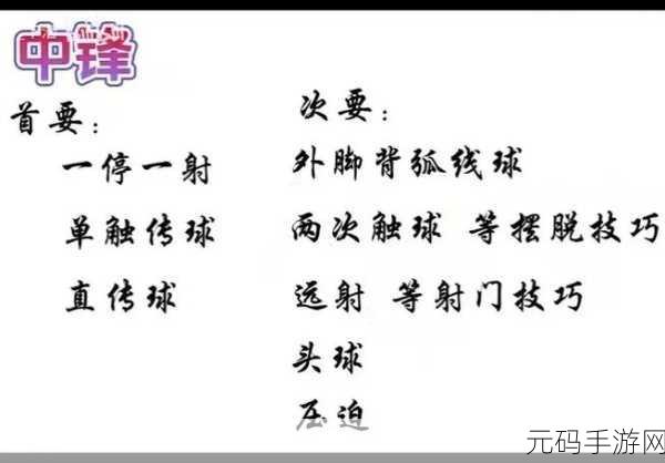 实况足球手游,假动作技巧全解析
